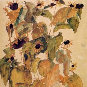 "Wilted Sunflowers" by Egon Schiele (1911)